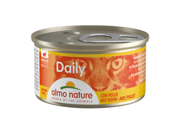 ALMO NATURE DAILY MENU - PĚNA S KUŘETEM 85G VÝHODNÉ BALENÍ 24KS