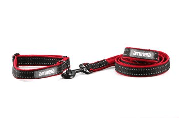 AMINELA JEDNODUCHÉ VODÍTKO PODŠITÉ SPORT & CITY 25MM/150CM, ČERVENÁ