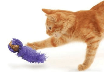 KONG CAT ACTIVE HRAČKA KORKOVÝ MÍČEK S PEŘÍM