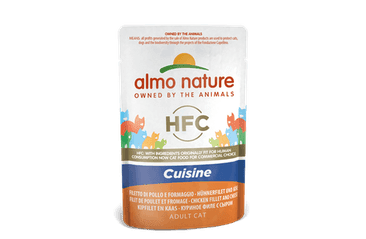 ALMO NATURE HFC JELLY - KUŘECÍ FILET A SÝR V ŽELÉ 55G