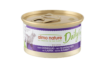 ALMO NATURE DAILY MENU - PĚNA S KRÁLÍKEM 85G
