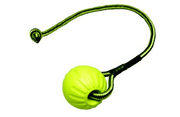 BAFPET MÍČEK FOAM SE ŠŇŮRKOU - ŽLUTÁ