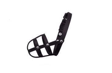 KOŽENÝ NÁHUBEK, PLETENÝ - ČERNÁ