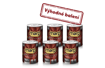 Marp Venison konzerva pro psy se zvěřinou 6x400g Konzerva se zvěřinou 6x400g