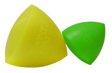 RUFF DAWG NEZNIČITELNÁ HRAČKA PRO PSY PYRAMIDA 10,20CM PRO VELKÉ PSY NAD 18 KG