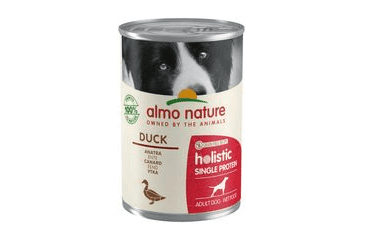 ALMO NATURE HOLISTIC MONOPROTEIN - KACHNA 400G VÝHODNÉ BALENÍ 24KS