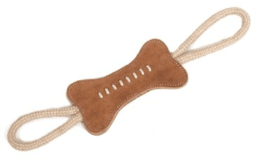 FARM COMPANY KOST ZE SEMIŠOVÉ KŮŽE S JUTOVOU RUKOJETÍ 37CM