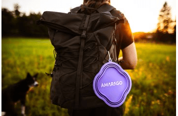 AMARAGO SILIKONOVÁ SKLÁDACÍ MISKA 1000ML - FIALOVÁ