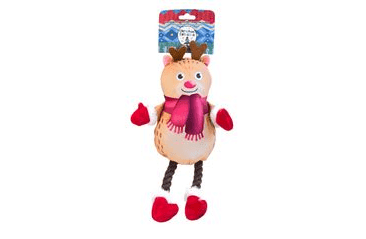 FARM COMPANY VÁNOČNÍ HRAČKA S LANOVÝMI NOŽIČKAMI - 21,5CM