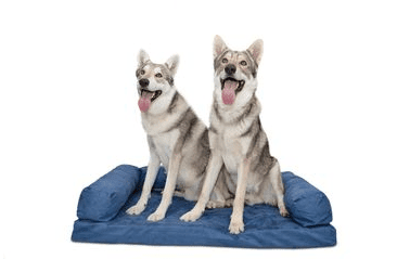 AMINELA PELÍŠEK S OKRAJEM 120X80CM HALF AND HALF MODRÁ/SVĚTLE ŠEDÁ