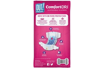 OUT! JEDNORÁZOVÉ PLENY PRO FENY XS/S