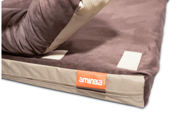 AMINELA PELÍŠEK S OKRAJEM 80X60CM HALF AND HALF HNĚDÁ/BÉŽOVÁ