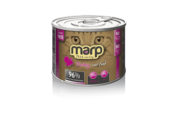 MARP VARIETY TURKEY CAT KONZERVA PRO KOČKY S KRŮTOU 200G EXP 05/2024 1+1 ZDARMA