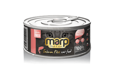MARP SALMON FILET KONZERVA PRO KOČKY S FILETY Z LOSOSA 12X70G