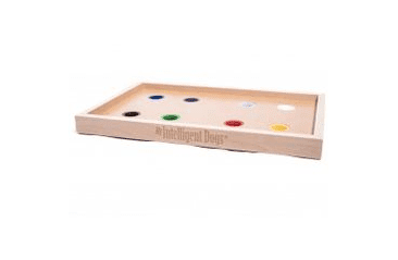 DŘEVĚNÝ HLAVOLAM PLAYGROUND (4 KLOBOUČKY + 4 VÁLEČKY)