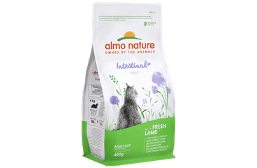 ALMO NATURE INTESTINAL HELP – PODPORUJE ZAŽÍVÁNÍ, S ČERSTVÝM JEHNĚČÍM 400G + KUŘECÍ KAPSIČKA ZDARMA