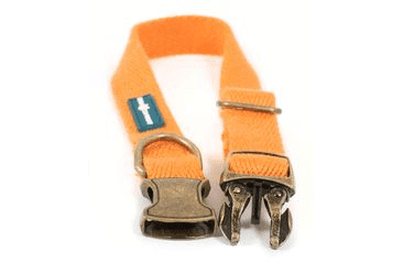 FARM COMPANY EKOLOGICKY ŠETRNÝ OBOJEK PRO PSY ZE SOJOVÝCH VLÁKEN 2CM/33-50CM ORANŽOVÁ SLEVA 20% VÝPRODEJ