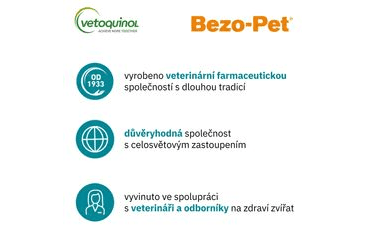VETOQUINOL BEZO-PET GEL PROTI TRICHOBEZOÁRŮM 120 G