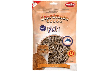 NOBBY STARSNACK CAT SUŠENÉ RYBIČKY ANČOVIČKY 50G