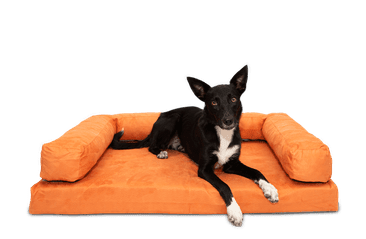 AMINELA PELÍŠEK S OKRAJEM 100X70CM HALF AND HALF ORANŽOVÁ/ŠEDÁ