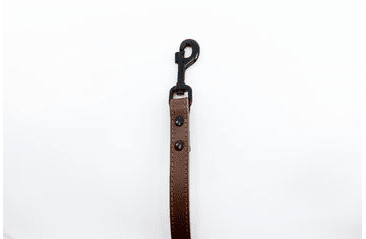 BAFPET KOŽENÉ VODÍTKO HERRY, ČERNÉ KOVÁNÍ - KOŇAK