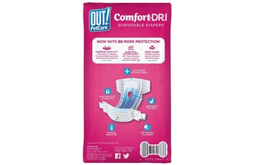 OUT! JEDNORÁZOVÉ PLENY PRO FENY M/L