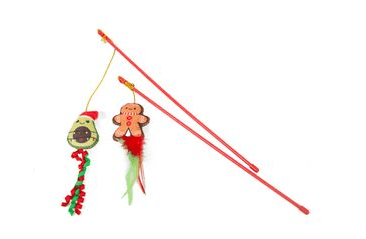 FARM COMPANY VÁNOČNÍ UDICE PRO KOČKY S CATNIPEM 8CM