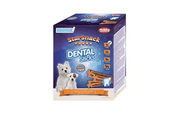 NOBBY STARSNACK DENTAL STICKS MINI DENTÁLNÍ TYČINKY PRO PSA 28KS / 252G
