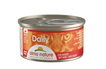ALMO NATURE DAILY MENU - KOUSKY S HOVĚZÍM 85G VÝHODNÉ BALENÍ 24KS