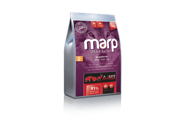 Marp Holistic Red Mix - hovězí,krůtí,zvěřina bez obilovin 2kg Marp hovězí,krůtí,zvěřina bez obilovin 2kg