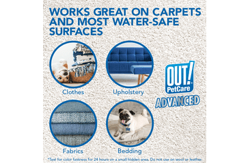 OUT! SUPER ÚČINNÝ ODSTRAŇOVAČ ZÁPACHU A NEČISTOT PRO PSY 945ML