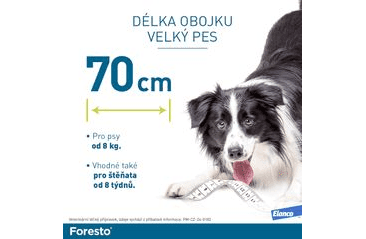 FORESTO OBOJEK PRO PSY NAD 8KG 1KS - 70 CM