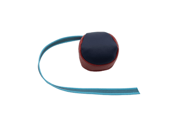 BAFPET KOŽENÝ MÍČEK S COURAČKOU - MIX BAREV