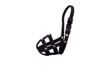 BAFPET POPRUHOVÝ NÁHUBEK, PLETENÝ - ČERNÁ