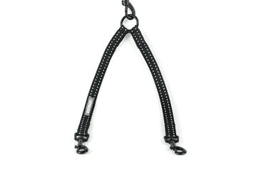 AMINELA ROZDVOJKA SPORT&CITY PRO 2 PSY 20MM/30CM, ČERNÁ