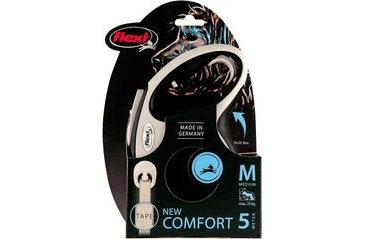 FLEXI NEW COMFORT M VODÍTKO PÁSEK 5M/25KG ČERNÁ