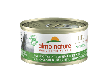 ALMO NATURE HFC NATURAL - PACIFICKÝ TUŇÁK 70G VÝHODNÉ BALENÍ 24KS