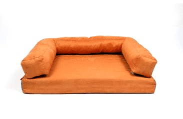 AMINELA PELÍŠEK S OKRAJEM 80X60CM HALF AND HALF ORANŽOVÁ/ŠEDÁ