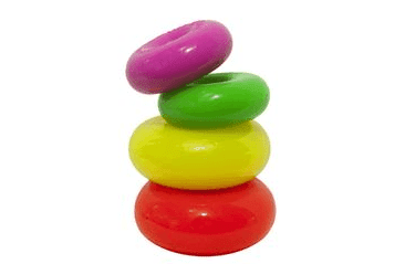 RUFF DAWG NEZNIČITELNÁ HRAČKA PRO PSY DONUT 11,5CM PRO STŘEDNÍ A VELKÉ PSY NAD 18 KG