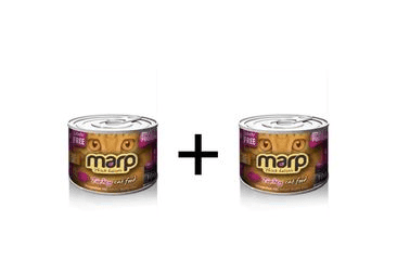 Marp Turkey konzerva pro kočky s krůtou 200g exp 06/2024 1+1 ZDARMA konzerva pro kočky s krůtou 200g