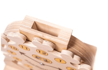 DŘEVĚNÝ HLAVOLAM CLOCK