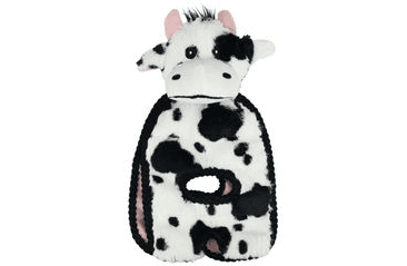 MULTIPET SQUEAKER MAT TUG KRÁVA PLYŠ 35,5 CM