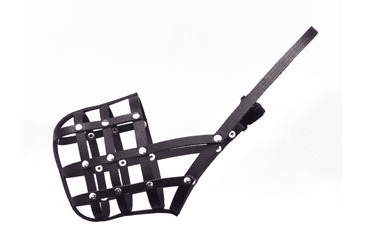 KOŽENÝ NÁHUBEK, PLETENÝ - ČERNÁ