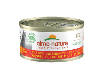 ALMO NATURE HFC NATURAL - KUŘE A KREVETY 70G VÝHODNÉ BALENÍ 24KS