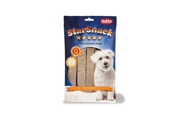 NOBBY STARSNACK STRIPS PAMLSEK PLÁTKY KUŘECÍ 20KS / 200G