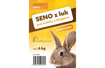 PUČÁLKA SENO - OTAVA 6KG (POUZE OSOBNÍ ODBĚR NEBO ROZVOZ PO PRAZE)
