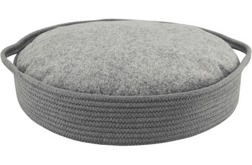 NOBBY NOLA POLŠTÁŘ PRO PSY ŠEDÝ S ÚCHYTY 45X10CM SLEVA 20% VÝPRODEJ