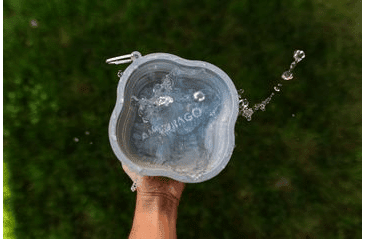 AMARAGO SILIKONOVÁ SKLÁDACÍ MISKA 1000ML - ŠEDÁ