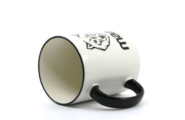 MARP KERAMICKÝ HRNEK S ČERNÝM UCHEM 325 ML