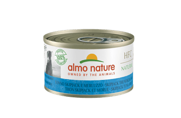 ALMO NATURE HFC NATURAL - TUŇÁK A TRESKA 95G VÝHODNÉ BALENÍ 24KS